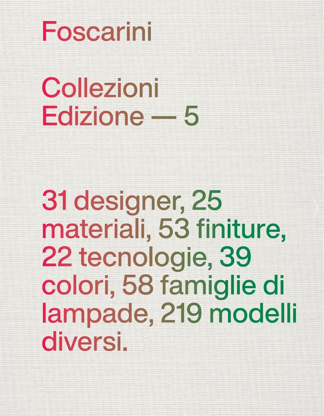 Foscarini — Foscarini 5